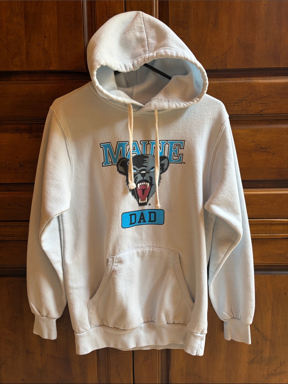 University of Maine Black Bear Dad Graphic Hoodie - small